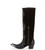 Make a statement from every angle in these striking black suede studded boots, where exotic inspiration meets unmistakable Western attitude.

The dramatic 18-inch straight-cut shaft is crafted from luxe black suede and embellished with intricate mixed-metal studs arranged to recreate the dimensional pattern and movement of python snakeskin. The effect delivers all the exotic appeal of snakeskin in an unexpected, beautifully detailed design.

Smooth black leather on the vamp and heel counter creates a rich contrast against the suede, while a gleaming metallic toe cap adds just enough shine to command attention.

The softly pointed round toe and 2.25-inch tall riding heel create a flattering, elongated silhouette, while the half side zipper makes these tall boots easier to slip on and off.

Bold without being overdone, these 18-inch black Western boots effortlessly move from denim and leather to dresses and skirts. For the woman who loves distinctive boots that won't disappear into the crowd, this is a pair destined to become a favorite.

Details

Color: Black

Leather: Premium suede with contrasting smooth leather

Shaft Height: 18"

Toe: Pointed round

Heel: 2.25" tall riding heel

Closure: 1/2 side zipper

Embellishment: Mixed-metal python-inspired studding

Metallic toe tip

Contrast leather vamp and heel counter

Tall Western-inspired silhouette