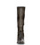 Make a statement from every angle in these striking black suede studded boots, where exotic inspiration meets unmistakable Western attitude.

The dramatic 18-inch straight-cut shaft is crafted from luxe black suede and embellished with intricate mixed-metal studs arranged to recreate the dimensional pattern and movement of python snakeskin. The effect delivers all the exotic appeal of snakeskin in an unexpected, beautifully detailed design.

Smooth black leather on the vamp and heel counter creates a rich contrast against the suede, while a gleaming metallic toe cap adds just enough shine to command attention.

The softly pointed round toe and 2.25-inch tall riding heel create a flattering, elongated silhouette, while the half side zipper makes these tall boots easier to slip on and off.

Bold without being overdone, these 18-inch black Western boots effortlessly move from denim and leather to dresses and skirts. For the woman who loves distinctive boots that won't disappear into the crowd, this is a pair destined to become a favorite.

Details

Color: Black

Leather: Premium suede with contrasting smooth leather

Shaft Height: 18"

Toe: Pointed round

Heel: 2.25" tall riding heel

Closure: 1/2 side zipper

Embellishment: Mixed-metal python-inspired studding

Metallic toe tip

Contrast leather vamp and heel counter

Tall Western-inspired silhouette