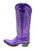 Shaft 15" 
4L Snip Toe
9964 Walking Heel
Purple metallic leather vamp and shaft upper embroidered with a jagged, multi-row stitch pattern
Cream Embroidery 
Leather Lining
Leather Sole 