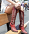 Boots are made for walking AND looking amazing, and the Old Gringo Mayra Boots are SO on trend. These aren't just cowgirl boots; these are fabulous fashion boots. Handcrafted in Leon, Mexico with gorgeous distressed red leather and accented with white embroidery.