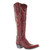 ### Old Gringo Tall Red Studded Western Boot – 18"

Bold, rebellious, and unmistakably Old Gringo. ❤️‍? This dramatic **18-inch tall Western boot** is handcrafted from supple **goat leather** in a rich, beautifully distressed red finish that gives every pair its own vintage character.

The elongated shaft is covered in intricate Western-inspired stitching and an artful mix of **silver-tone studs, nailheads and dimensional diamond-shaped accents**. The embellishments continue across the vamp and heel, giving the boot incredible detail from every angle without overpowering the gorgeous red leather.

A sleek **4Long pointed toe** creates Old Gringo's signature elongated silhouette, while the **9964 Western heel** adds just the right amount of lift. The tall 18" shaft makes this a true statement boot—equally striking with denim, dresses or tucked-in leggings.

Handcrafted with the artisan character collectors love from Old Gringo, **L4307-1** isn't simply a red cowboy boot—it's the kind of standout style that becomes the centerpiece of an outfit.

**Details:** Model L4307-1 • Red distressed goat leather • 18" shaft • 4Long toe • 9964 heel • Silver-tone stud and hardware detailing • Western decorative stitching • Handcrafted Old Gringo construction

**Boot Junky Take:** ❤️ If you're looking for a tall red boot that feels a little rock & roll, a little vintage Western and completely unforgettable, **this is the one.**
