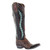 L4339-3 Old Gringo Arrow To Your Heart Brass/Turquoise Aque/Red Overlay 18" Leather Boots