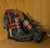 EL VAQUERO ARYA VEGECRACK OBSIDIAN WEDGE MOCCASIN BOOTS