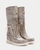 EL VAQUERO RONDA CRACK CERAMIC WEDGE MOCCASIN BOOTS