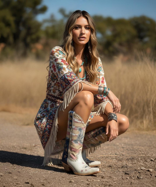 YL 339-1 YIPPEE KI YAY BY OLD GRINGO JORIE PATRIOTIC RED WHITE