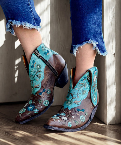 BL3186-1 OLD GRINGO Cate Brown & Turquoise 5