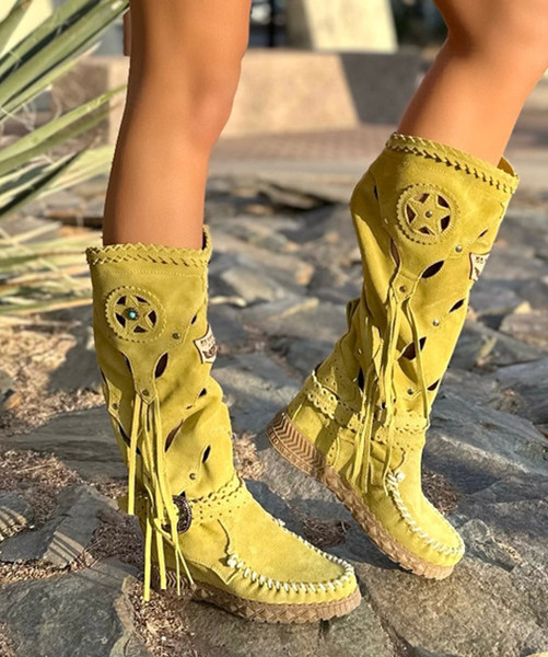 yellowショートブーツ MERCURIOSHORTBOOTS【L】 mirea_lime__69682.1777493753.