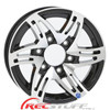 HiSpec 15x6 6-lug on 5.5" Aluminum Series 09 Trailer Wheel - Black Inlay - 0956655B
