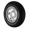 Kenda ST205/75D15 Loadstar Trailer Tire LRC on 5 Bolt Silver Blade Wheel