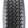 ST225/75D15 Loadstar Trailer Tire LRD on 6 Bolt White Mod Wheel