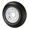 ST225/75D15 Loadstar Trailer Tire LRD on 6 Bolt White Spoke Wheel- Dex #2860