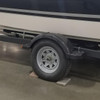 Kenda ST205/75R15 Loadstar Trailer Tire LRC on 5 Bolt Silver Spoke Wheel