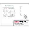 1875 lbs. Tapered Trailer Spindle With Brake Flange - Model 2480 1875 lbs. Tapered Trailer Spindle With Brake Flange - Model 2480