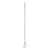 CURT Safety Chain Assembly- 2000lbs. Minimum Break Force- 30 Grade- Incl. 3/16 in. X 24 in. Chain- (1) 3/8 in. S-Hook[J-26]