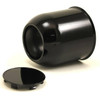 Sendel 4.25" Plastic Black Center Cap with Black Plug CCS044