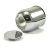 Sendel 4.25" Plastic Chrome Center Cap with Chrome plug CCS045