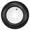 Kenda 4.80X8 Loadstar Trailer Tire LRB on 5 Bolt White Wheel