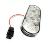 Maxem LED 6" Oval Clear Submersible Trailer Reverse Light w/ Wire