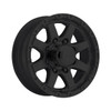 Sendel 16X6 8/6.5 Aluminum T08 Trailer Wheel - Matte Black - T08-66867MB