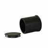 Sendel 3.19" Plastic Matte Black Center Cap w/ Black Plug CCS051