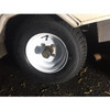 Kenda 20.5X8.00-10 Loadstar Trailer Tire LRE on 4 Bolt White Wheel