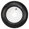 Kenda 5.70x8 Loadstar Trailer Tire LRC on 5 Bolt White Wheel