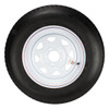 GlobalTrax ST205/75D15 GlobalTrax Trailer Tire LRC on 5 Bolt White Spoke Wheel