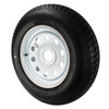 GlobalTrax ST205/75D15 GlobalTrax Trailer Tire LRC on 5 Bolt White Mod Wheel