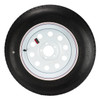 GlobalTrax ST205/75D15 GlobalTrax Trailer Tire LRC on 5 Bolt White Mod Wheel
