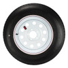 ST205/75D15 GlobalTrax Trailer Tire LRC on 5 Bolt White Mod Wheel-JG