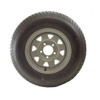 GlobalTrax ST175/80D13 GlobalTrax Trailer Tire LRC on 5 Bolt Silver Spoke Wheel