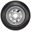 GlobalTrax 5.30X12 GlobalTrax Trailer Tire LRC on 5 Bolt Silver Spoke Wheel