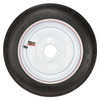 GlobalTrax 4.80X12 GlobalTrax Trailer Tire LRC on 4 Bolt White Solid Wheel