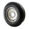 Kenda ST175/80R13 Loadstar Trailer Tire LRD on 5 Bolt Silver Mod Wheel