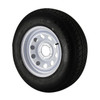 Kenda ST205/75R14 Loadstar Trailer Tire LRC on 5 Bolt White Mod Wheel