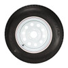 Kenda ST205/75D15 Loadstar Trailer Tire LRC on 5 Bolt White Mod Wheel