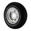 Kenda ST225/75D15 Loadstar Trailer Tire LRD on 6 Bolt Galvanized Spoke Wheel