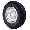 Kenda ST175/80R13 Loadstar Trailer Tire LRD on 5 Bolt Galvanized Mod Wheel