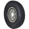 GlobalTrax ST205/75R15 GlobalTrax Trailer Tire LRD on 5 Bolt Silver Spoke Wheel