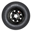 Kenda ST185/80D13 Loadstar Trailer Tire LRC on 5 Bolt Black Spoke Wheel