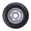 Kenda ST185/80D13 Loadstar Trailer Tire LRC on 5 Bolt Silver Blade Wheel