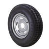 Kenda ST185/80D13 Loadstar Trailer Tire LRC on 5 Bolt Silver Blade Wheel