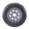 GlobalTrax ST205/75R14 GlobalTrax Trailer Tire LRC on 5 Bolt White Spoke Wheel
