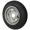 Kenda 4.80x12 Loadstar Trailer Tire LRB on 5 Bolt Silver Blade Wheel
