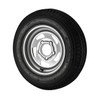 Kenda 5.30X12 Loadstar Trailer Tire LRD on 5 Bolt Silver Blade Wheel