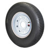 GlobalTrax ST145/R12 GlobalTrax Trailer Tire LRD on 4 Bolt White Mod Wheel