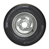 GlobalTrax ST145/R12 GlobalTrax Trailer Tire LRD on 5 Bolt Silver Blade Wheel