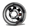 Recstuff 12X4 5-Lug on 4.5" Chrome Spoke Trailer Wheel