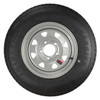 Kenda ST175/80R13 Loadstar Trailer Tire LRD on 5 Bolt Silver Spoke Wheel