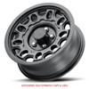 Sendel 15X6 5-Lug on 4.5" Aluminum T17 - Matte Black - T17-56545MB